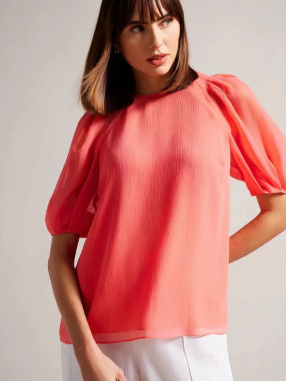 Ted Baker Tie Back Neck Blouse NWT